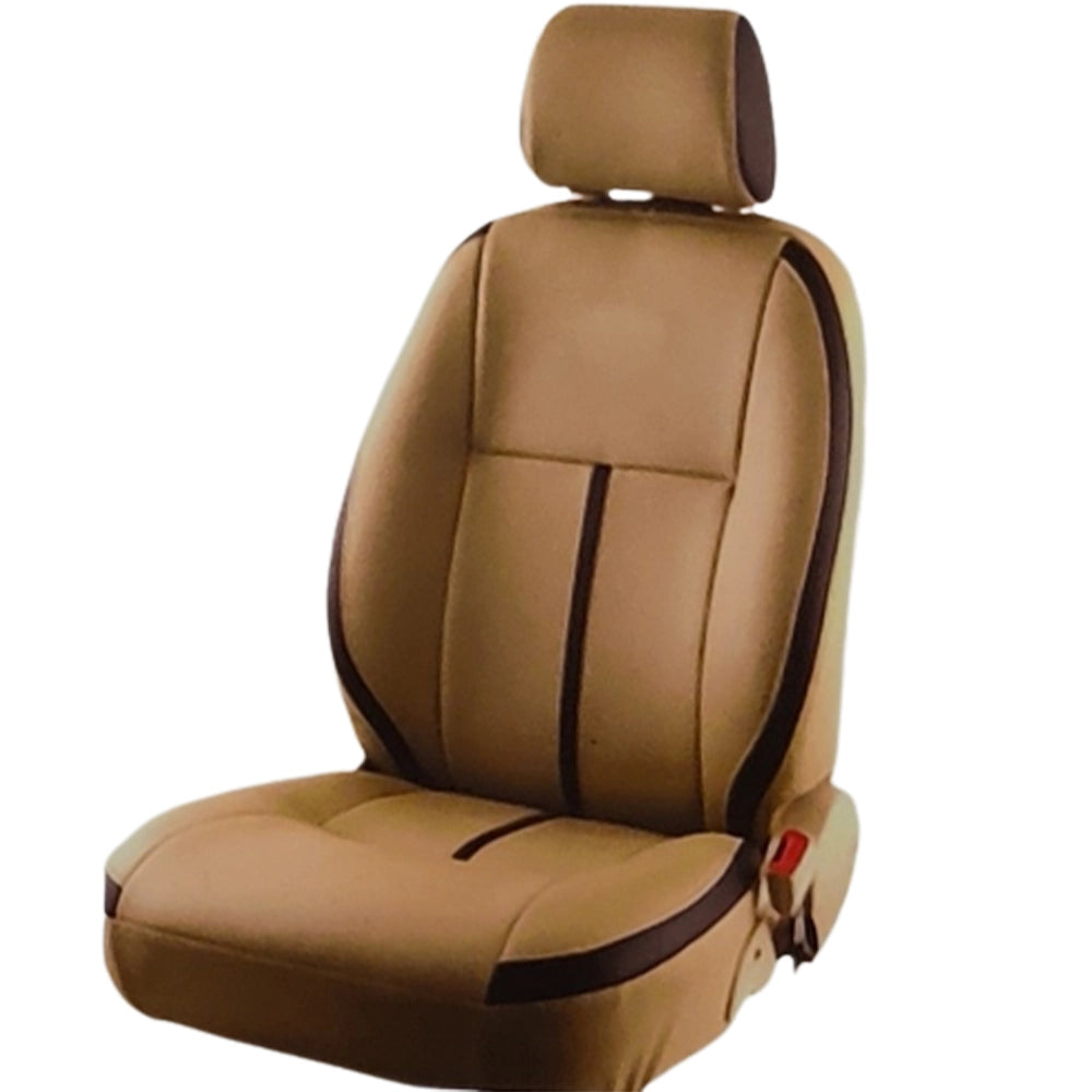 Royal LifeStyle 5 Seater Seat covers ( Deluxe PU) (Beige)-1